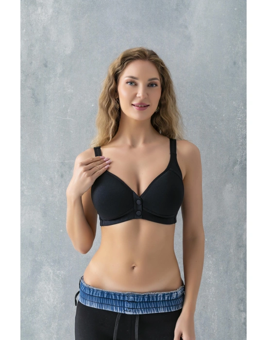 ÇITÇITLI TOPARLAYICI MİNİMİZER SÜTYEN SİYAH (MGP11991)