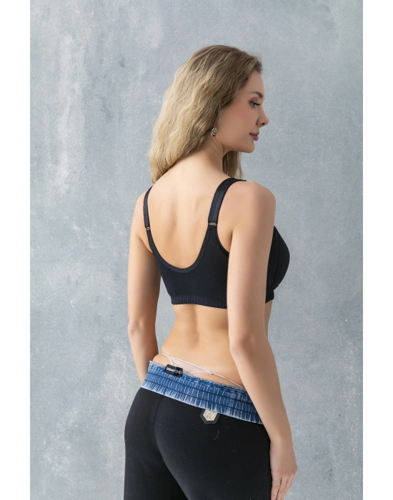 ÇITÇITLI TOPARLAYICI MİNİMİZER SÜTYEN SİYAH (MGP11991)