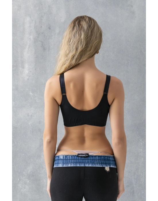 ÇITÇITLI TOPARLAYICI MİNİMİZER SÜTYEN SİYAH (MGP11991)