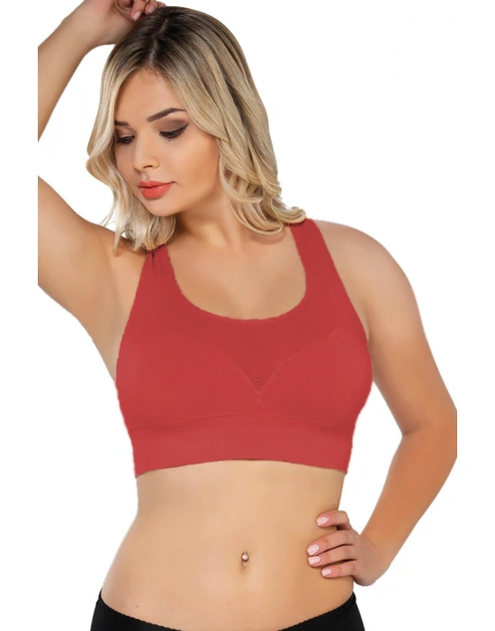 CORAL MI Emay 4027 Seamless Tül Pedli Toparlayıcı Büstiyer