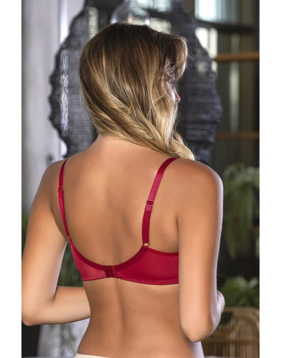 DANTEL DETAYLI SÜTYEN BORDO (MGP1130)