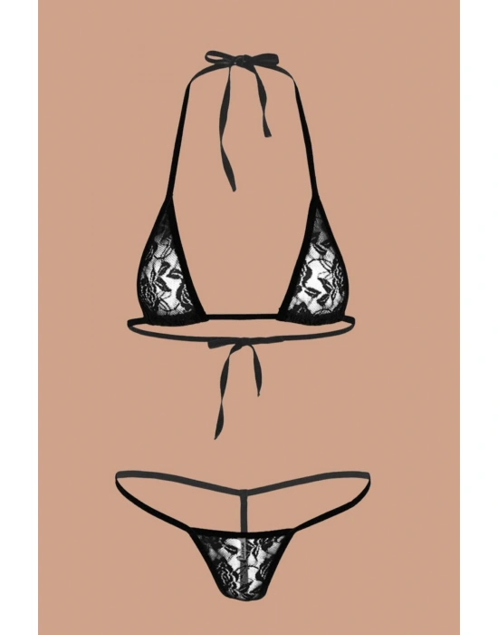 Dantelli Sütyen Külot Sexi Takım  50676S