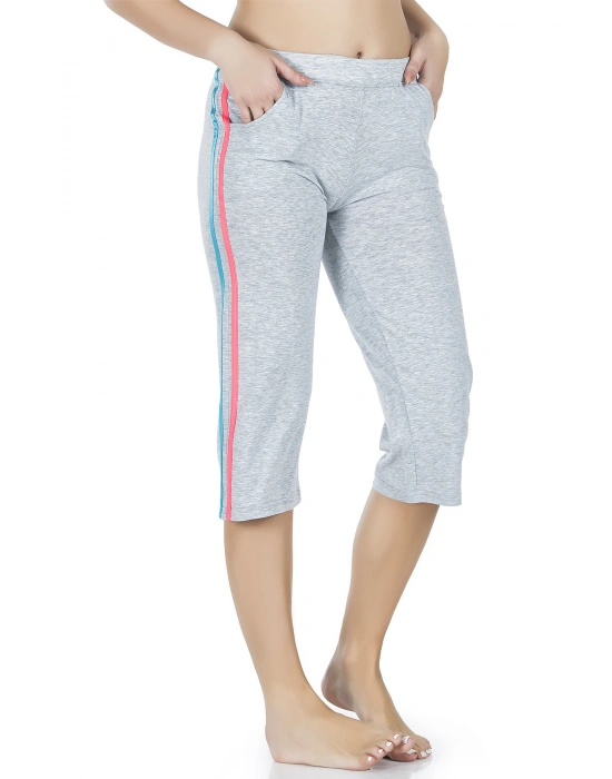 Derya Kurşun Cepli Kadın Kapri 0537