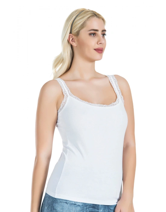 Derya Kurşun Dantelli Kadın Atlet 214