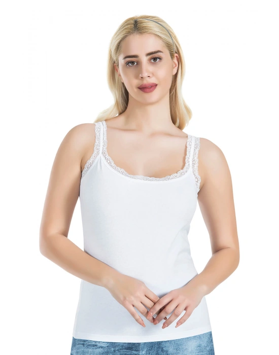 Derya Kurşun Dantelli Kadın Atlet 214