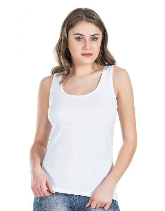 Derya Kurşun Dekolte Güpürlü Kadın Atlet 178