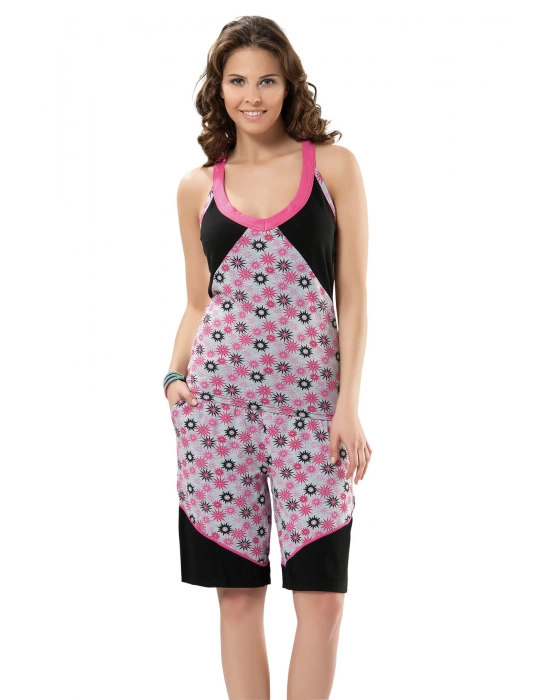 Derya Kurşun Desenli Kapri Takım 752