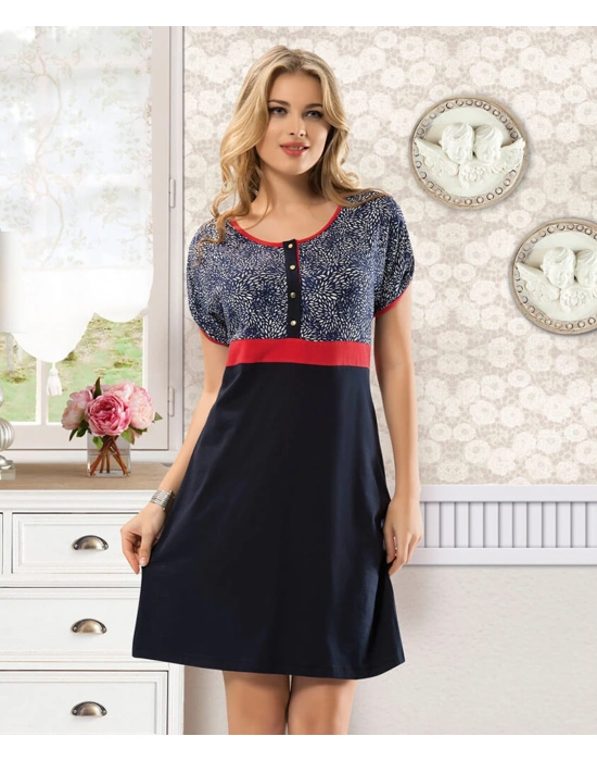 Derya Kurşun Düğmeli Kadın Tunik 927