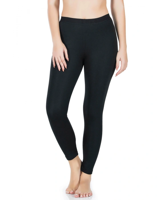 Derya Kurşun Düz Uzun Kadın Tayt 423