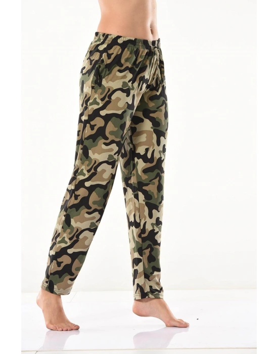 Derya Kurşun Kamuflaj Desenli Eşofman Altı 0573