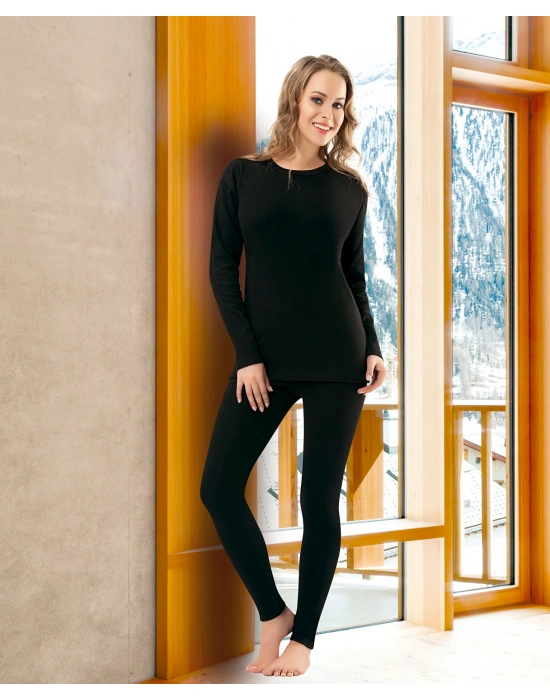 Derya Kurşun Termal Kadın Alt Üst Takım 815