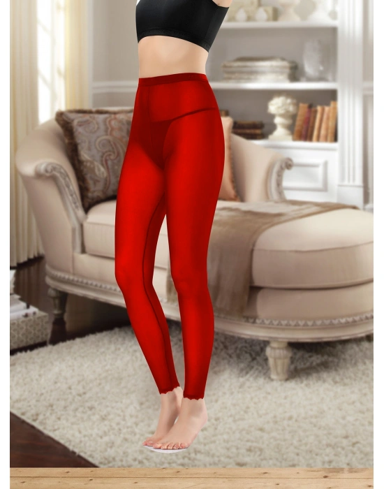 Derya Kurşun Uzun Transparan Kadın Tayt 479K