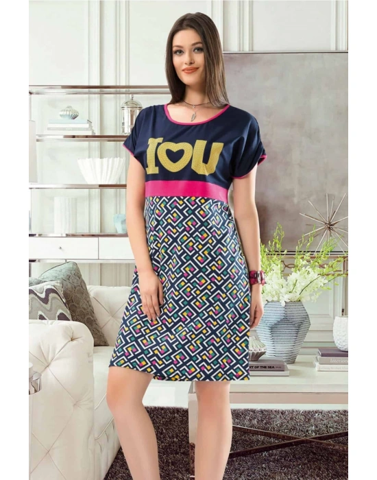 Derya Kurşun Yarım Kollu Kadın Tunik 950