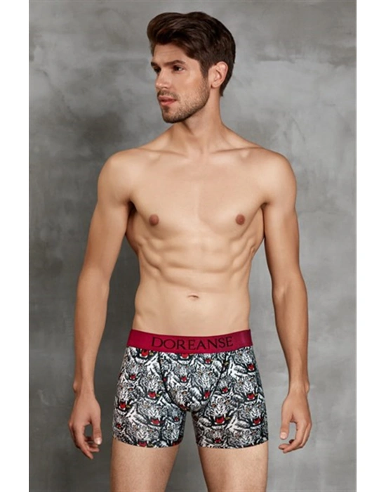 Doreanse Erkek Modal Baskılı Boxer 1812