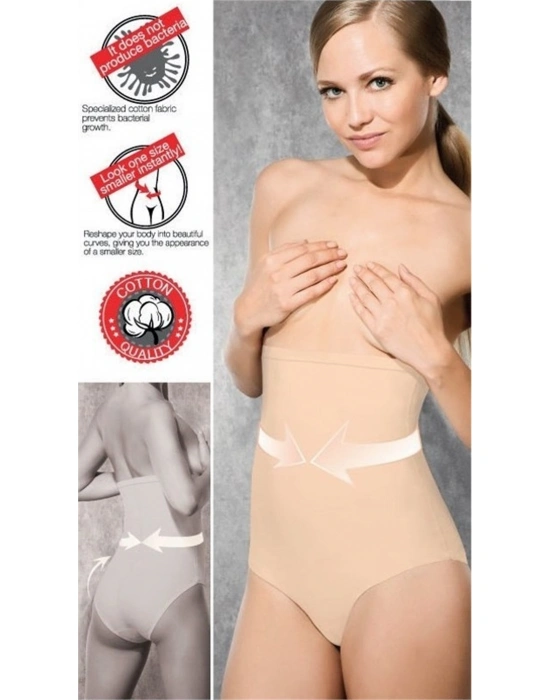 Doreanse  Slip Pamuklu Yüksek Bel Korse 5905