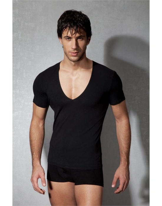 Doreanse  Yırtık Yaka Erkek T-Shirt 2820