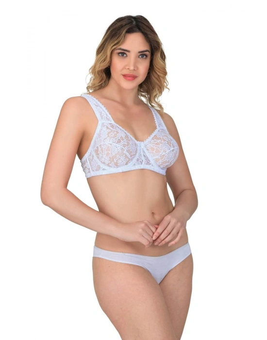 EKRU MI Emay 178 C Balenli Dantelli Sütyen