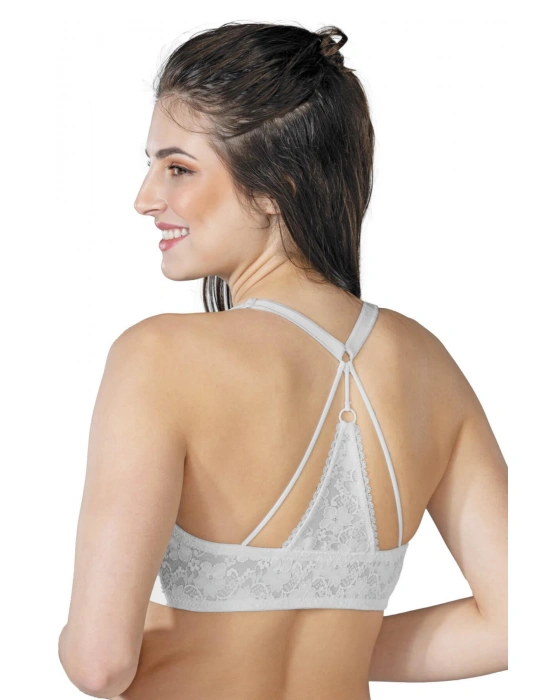 EKRU MI Emay 187 C Önden Açılır Balenli Sporcu Sütyen