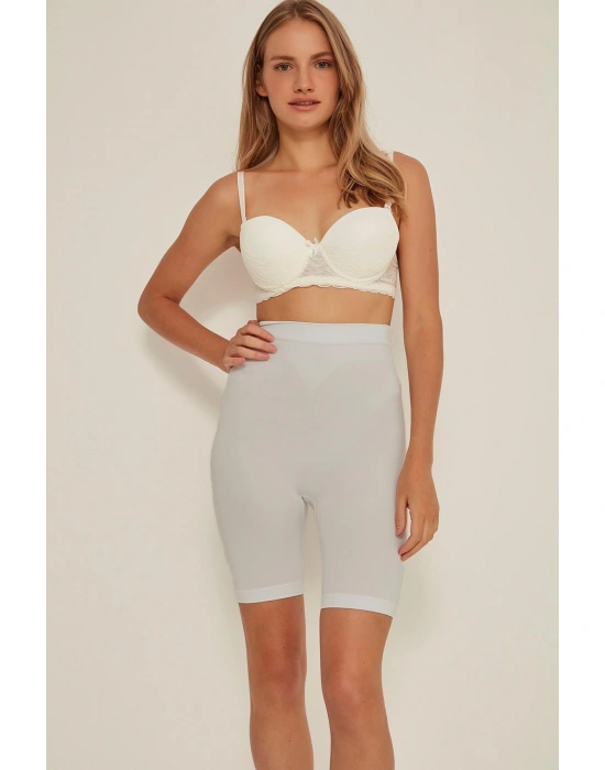 EKRU MI Emay 3005 Soft Uzun Paçalı Boxer Korse