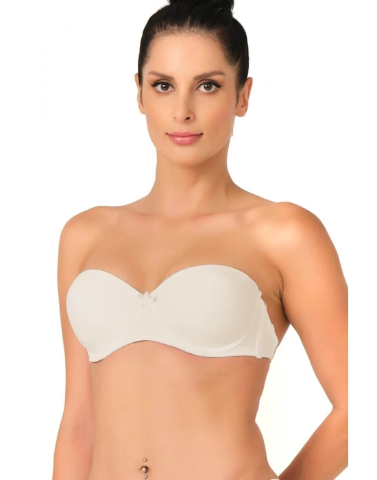 EKRU MI Emay 701 Şeffaf Askılı Sütyen