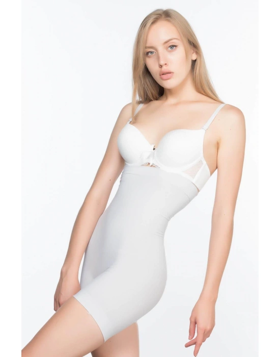 EKRU MI Emay 7026  Yüksek Bel Paçalı Korse