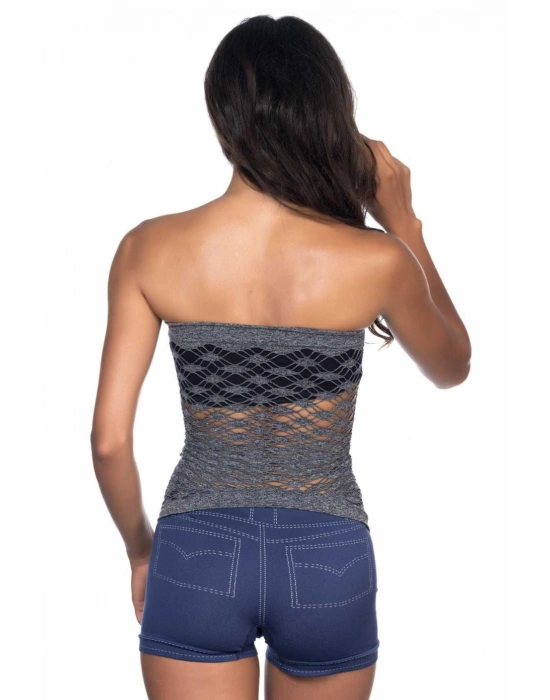 GRİ MI Emay 5034 Fantazi Büstiyer Atlet Korse