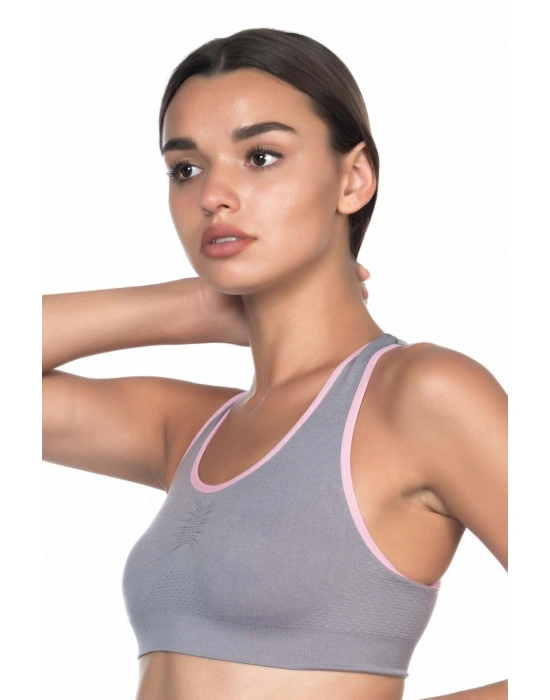 GRİ PEMBE MI Emay 4024 Double Toparlayıcı Büstiyer