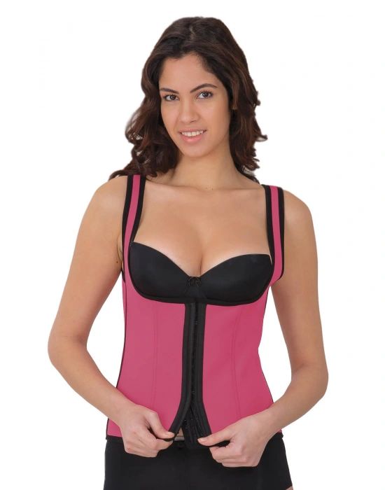 GÜL KURUSU MI 9173 Agraflı Göğsü Açık Atlet Korse