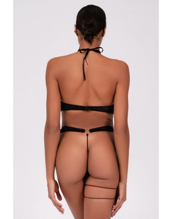 Jartyer Görünümlü Şık Fantezi Babydoll 51196