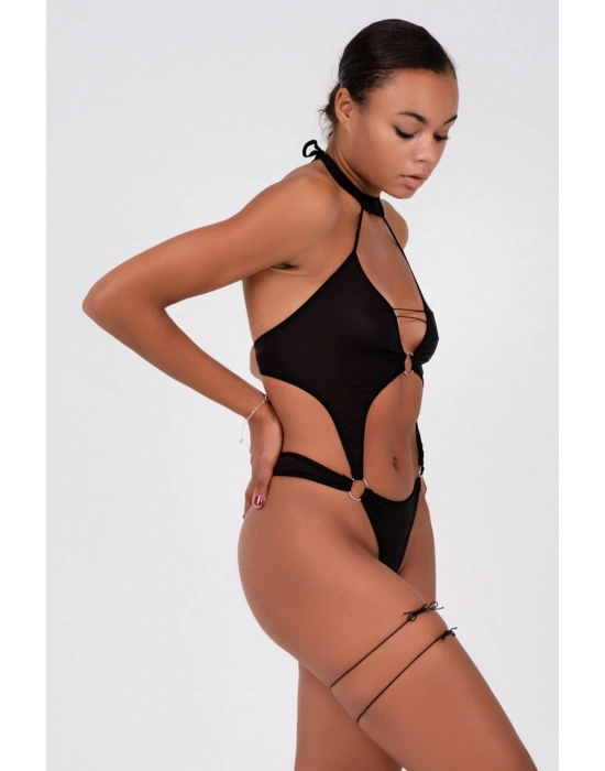 Jartyer Görünümlü Şık Fantezi Babydoll 51196