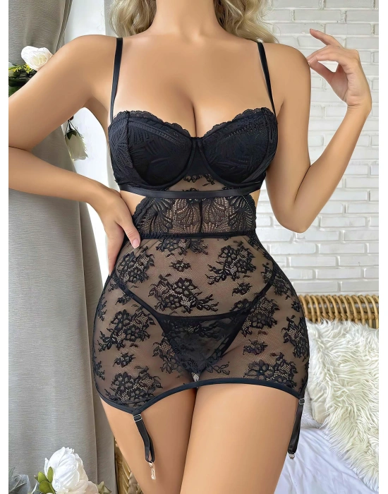 Kadın Siyah Fantezi Kostüm 2017