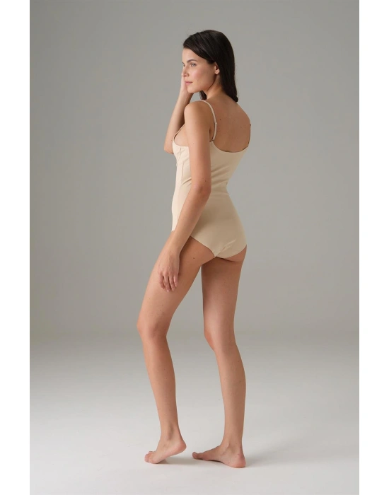 Kadın Ten Dikişsiz İnce Askılı İnvizible Body 12123