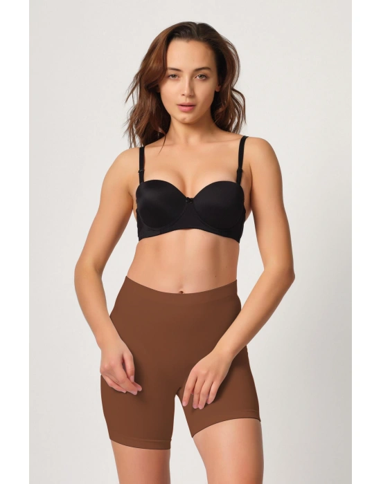 KAHVE MI Emay 3003 Soft Paçalı Boxer