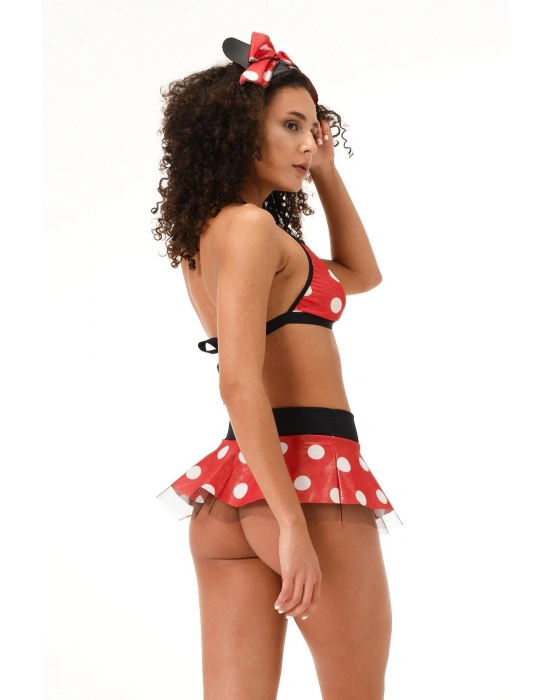 Kırmızı Noktalı Şık Şeker Kız Kıyafeti  51232