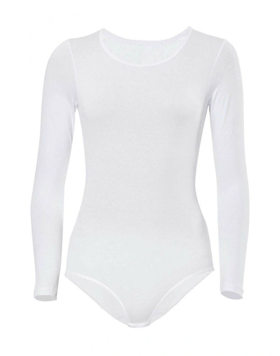 LİKRALI UZUN KOLLU BODY 4058