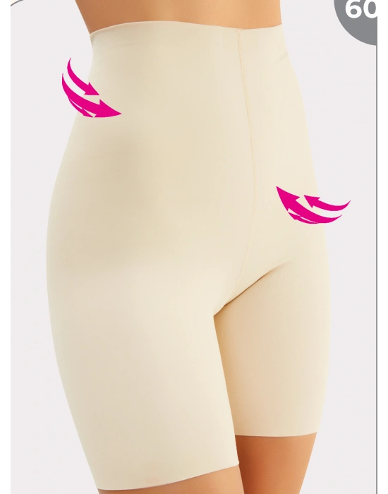 Miss Flex Ten Lazer Kesim Yüksek Bel Şort Korse 6002