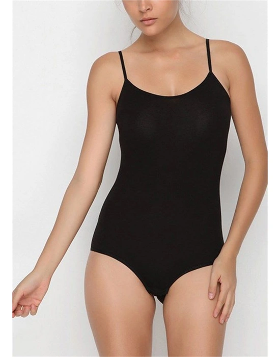 Nbb 2935 İnce Askılı Çıtçıtlı Body