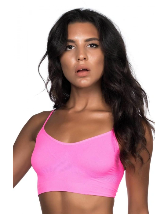 NEON FUŞYA MI Emay 4003 Soft İp Askı Büstiyer