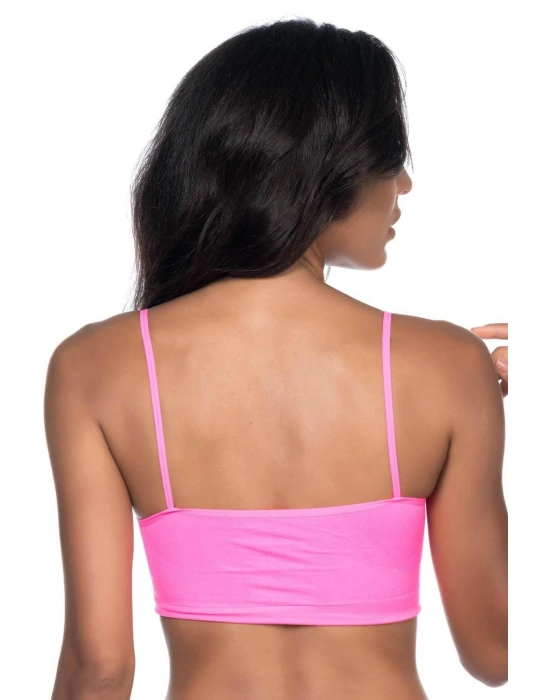 NEON FUŞYA MI Emay 4003 Soft İp Askı Büstiyer