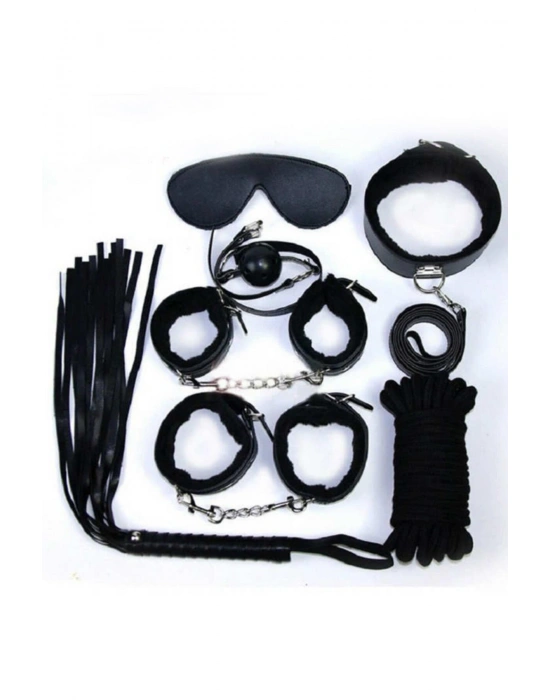 Nightlight Fantazi Kelepçe Kırbaçlı 7 Li Fantazi Fetiş Seti