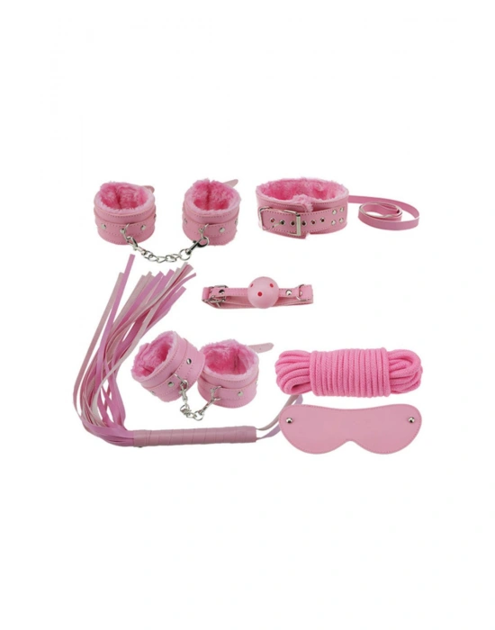 Nightlight Fantazi Kelepçe Kırbaçlı 7 Li Fantazi Fetiş Seti