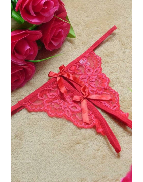 Ortası Acık Fantezi Tanga Şık Külot 81017