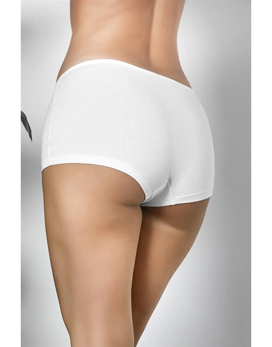 PAMUKLU BOXER KÜLOT BEYAZ (MGP2963)