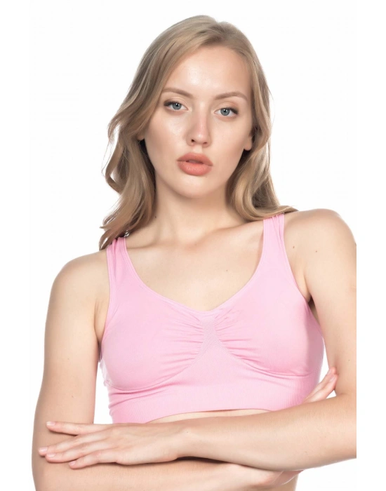 PEMBE MI Emay 4001 Soft Sporcu Büstiyer