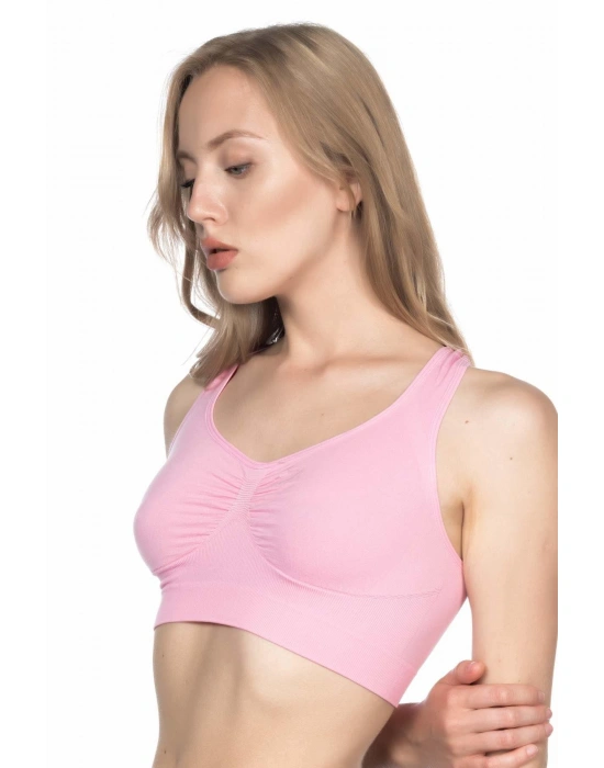 PEMBE MI Emay 4001 Soft Sporcu Büstiyer