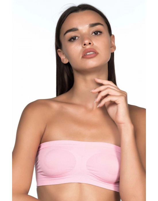 PEMBE MI Emay 4002 Soft Straplez Büstiyer