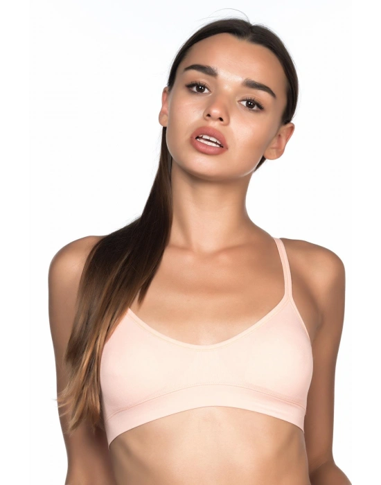 PUDRA  MI Emay 4020 Pedli İnce Askılı Büstiyer