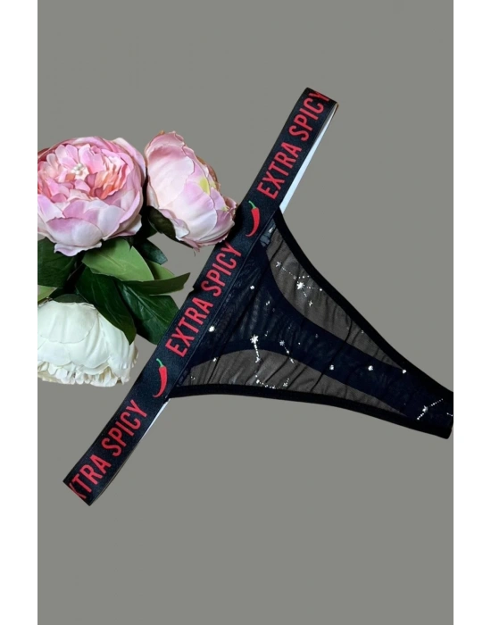 Sexi Yazılı String Külot  81901