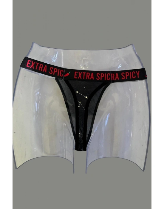 Sexi Yazılı String Külot  81901