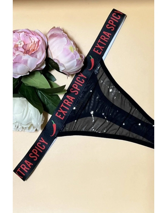 Sexi Yazılı String Külot  81901